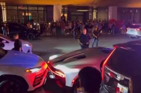 Un Lamborghini Urus choca el famoso Bugatti Chiron de Bad Bunny