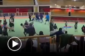 Partido de Básquetbol estudiantil en Copiapó termina en batalla campal