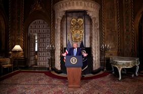 Trump alienta la división política del país en su primer discurso ante el Congreso