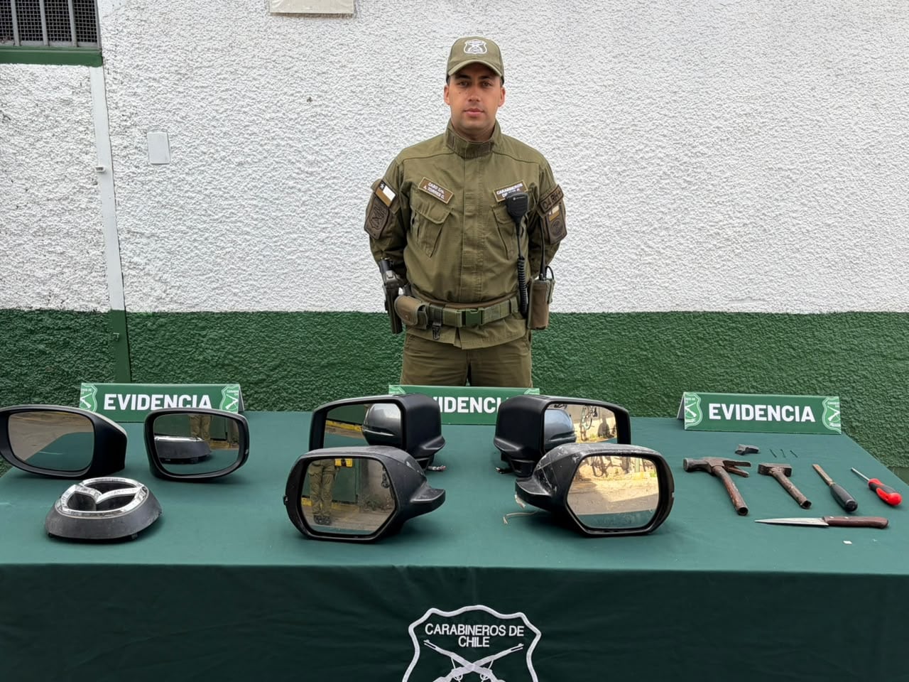 Carabineros detiene a integrantes de banda liderada por sujeto con discapacidad y extenso historial de delitos