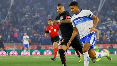 No fue falta ni amarilla para Cabero: golpe de Arturo Vidal manda al quirófano a Rossel y se pierde duelo clave ante Boca