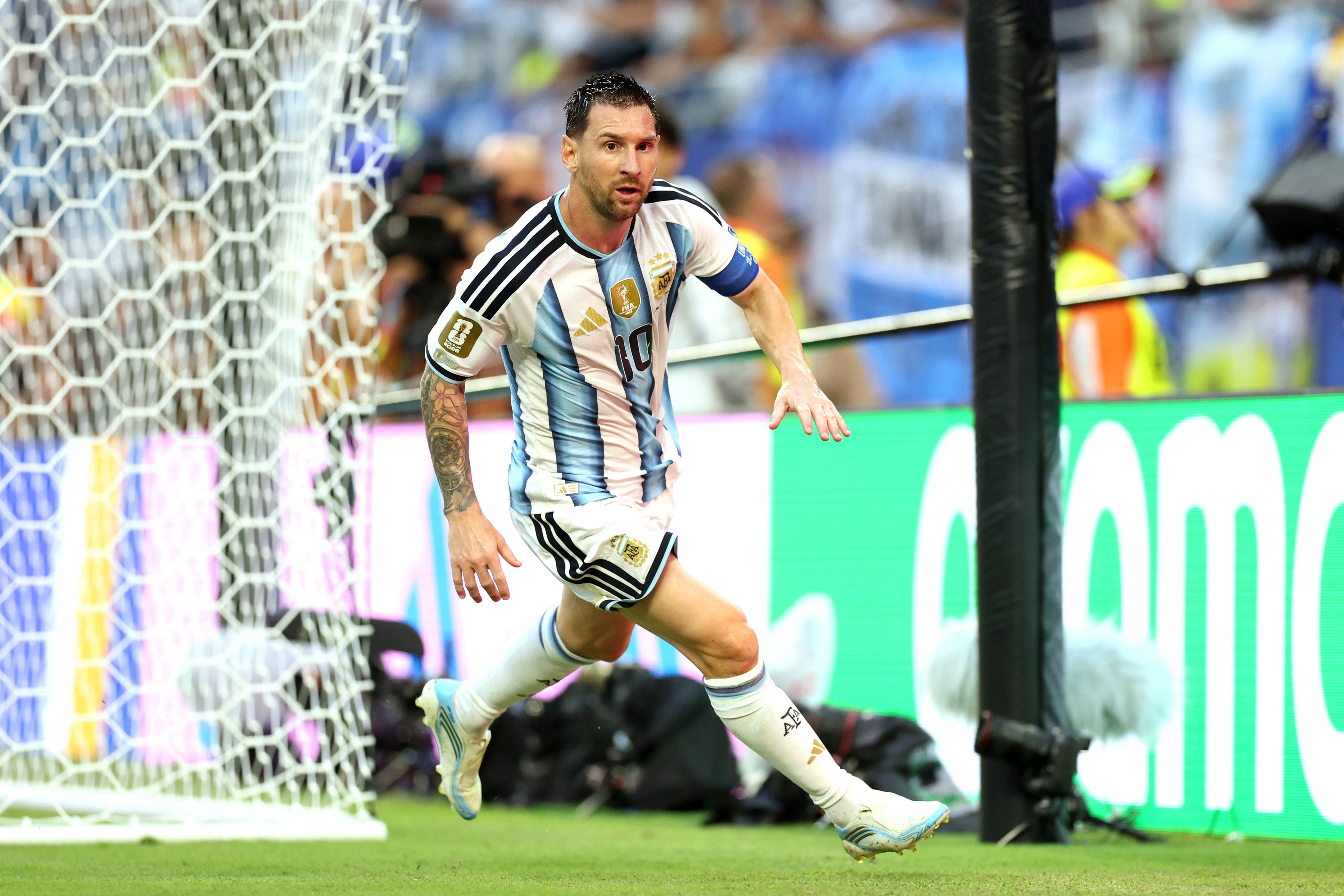 Llega a 20 en Mundiales: el golazo con el que Lionel Messi abre la cuenta ante Cabo Verde