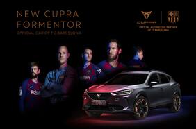 El Cupra Formentor se convierte en el auto oficial de Vidal y compañía en el Barcelona
