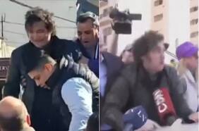 Atacan a piedrazos caravana de Javier Milei en Argentina: tuvo que ser evacuado