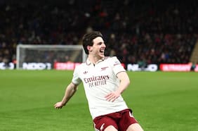 Gracias a un inspirado Declan Rice: Arsenal aguanta un triunfo clave ante Bournemouth y estira su ventaja en la cima