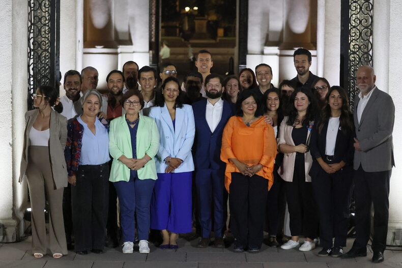 Presidente Gabriel Boric realiza una declaracion luego de las elecciones municipales 2024