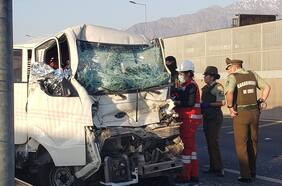 Conductor perdió la vida tras violento choque en autopista Vespucio Sur