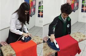 “Hace falta en todas las escuelas”: colegio enseña a planchar a sus alumnos y se vuelve viral