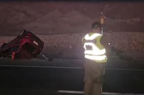 Tres fallecidos tras choque de automóvil con vehículo de transporte de carga en Ruta 1 Norte en Mejillones