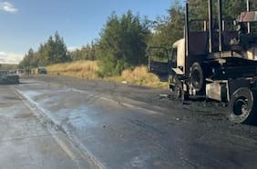 Nuevo ataque incendiario en La Araucanía: sujetos queman un camión y una camioneta