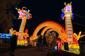 Vive un Año Nuevo 2024 diferente y familiar en Tianfu, el festival de luces chinas en Santiago