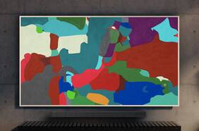 Este televisor funciona como una obra de arte en mi living
