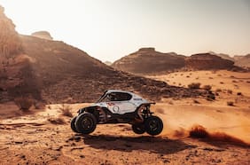 Lucas del Río sale del podio de la categoría Challenger de los autos en el Dakar
