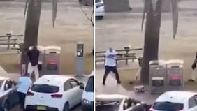 Video muestra el momento en que reducen al hombre que disparó contra comunidad judía en Australia