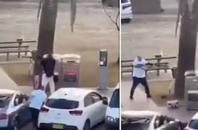 Video muestra el momento en que reducen al hombre que disparó contra comunidad judía en Australia