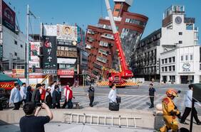 Las dramáticas imágenes que deja el terremoto en Taiwán