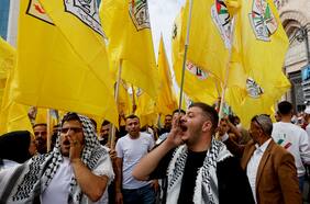 Palestinos intensifican sus protestas en Cisjordania por los intensos bombardeos israelíes en Gaza