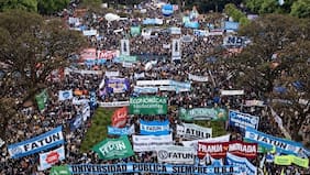 Más de una treintena de personas detenidas en protestas universitarias en Buenos Aires