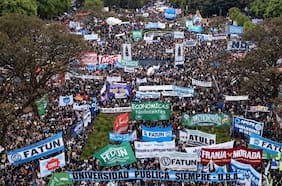Más de una treintena de personas detenidas en protestas universitarias en Buenos Aires