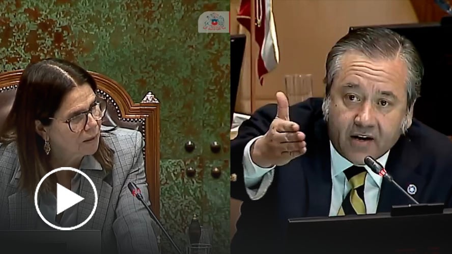 "Humanoides": el tenso cruce entre Ossandón y Romero durante debate por encapuchados