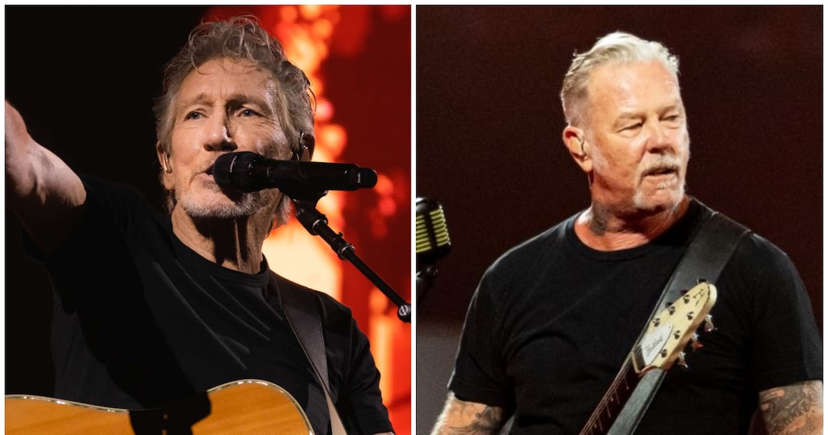Roger Waters arremete contra la postura apolítica de James Hetfield: “Es un completo imbécil” - La Tercera