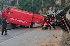 Conductor de camión fallece tras accidente de tránsito en ruta Las Palmas