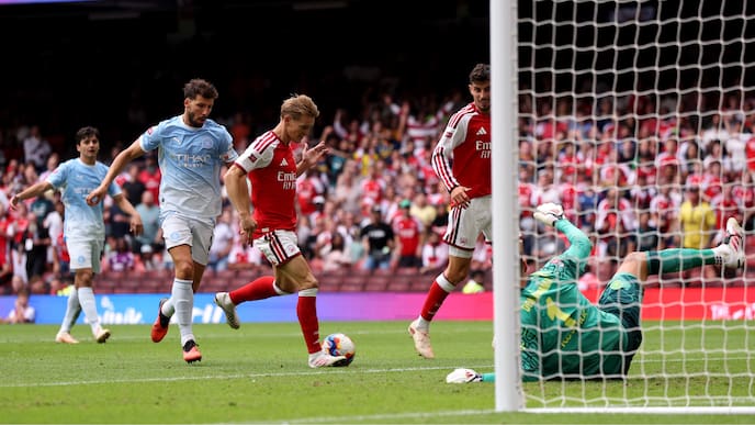 Arteta suma un nuevo título a costa de Maresca: el Arsenal aplasta al Manchester City y se queda con la Community Shield