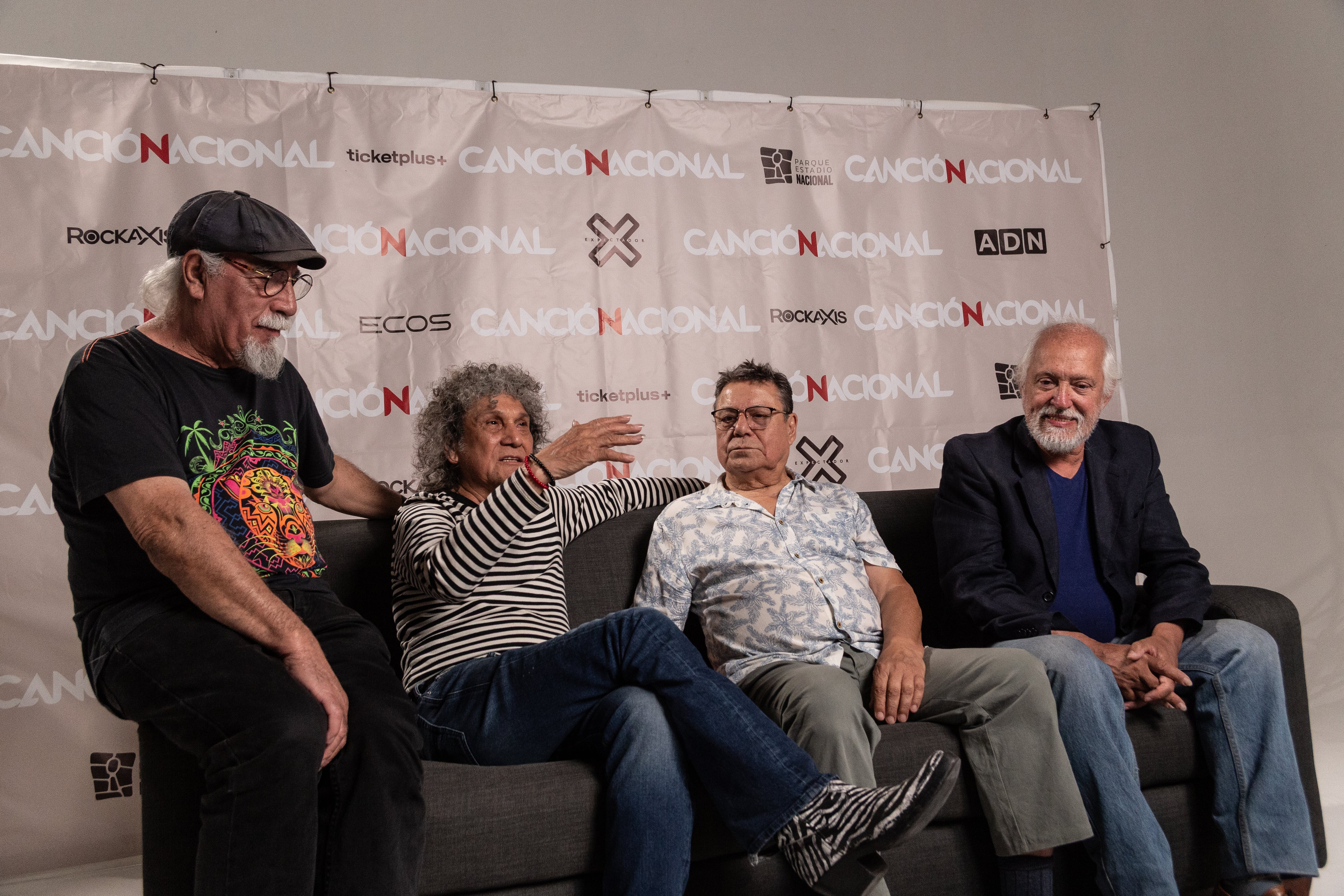 27-01-2025 Entrevista voceros festival Cancion Nacional - Pancho Sazo (Congreso); Roberto Márquez (Illapu); José Seves (Inti-Illimani Histórico); Ricardo Venegas (Quilapayún). - Culto LT - Fotografía: Gustavo Pineda