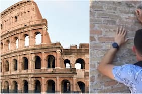 Qué consecuencias tendrá el turista que talló su nombre en el Coliseo de Roma
