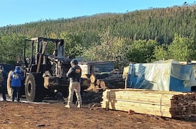 Indagan atentado incendiario en un predio de Cañete: PDI halló pancarta “con adjudicación étnica”