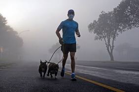 Enjaulados como leones: corredores en cuarentena