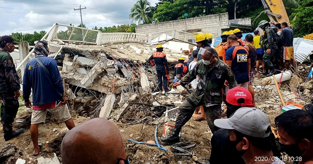 Un fuerte terremoto de magnitud 6,9 sacude el centro de Filipinas