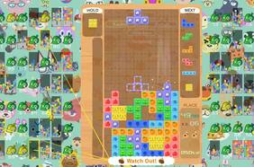 Al jugar Tetris 99 durante este fin de semana podrás acceder a un tema de Animal Crossing