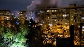 Al menos 12 heridos deja un ataque de drones rusos contra edificios residenciales de Kiev