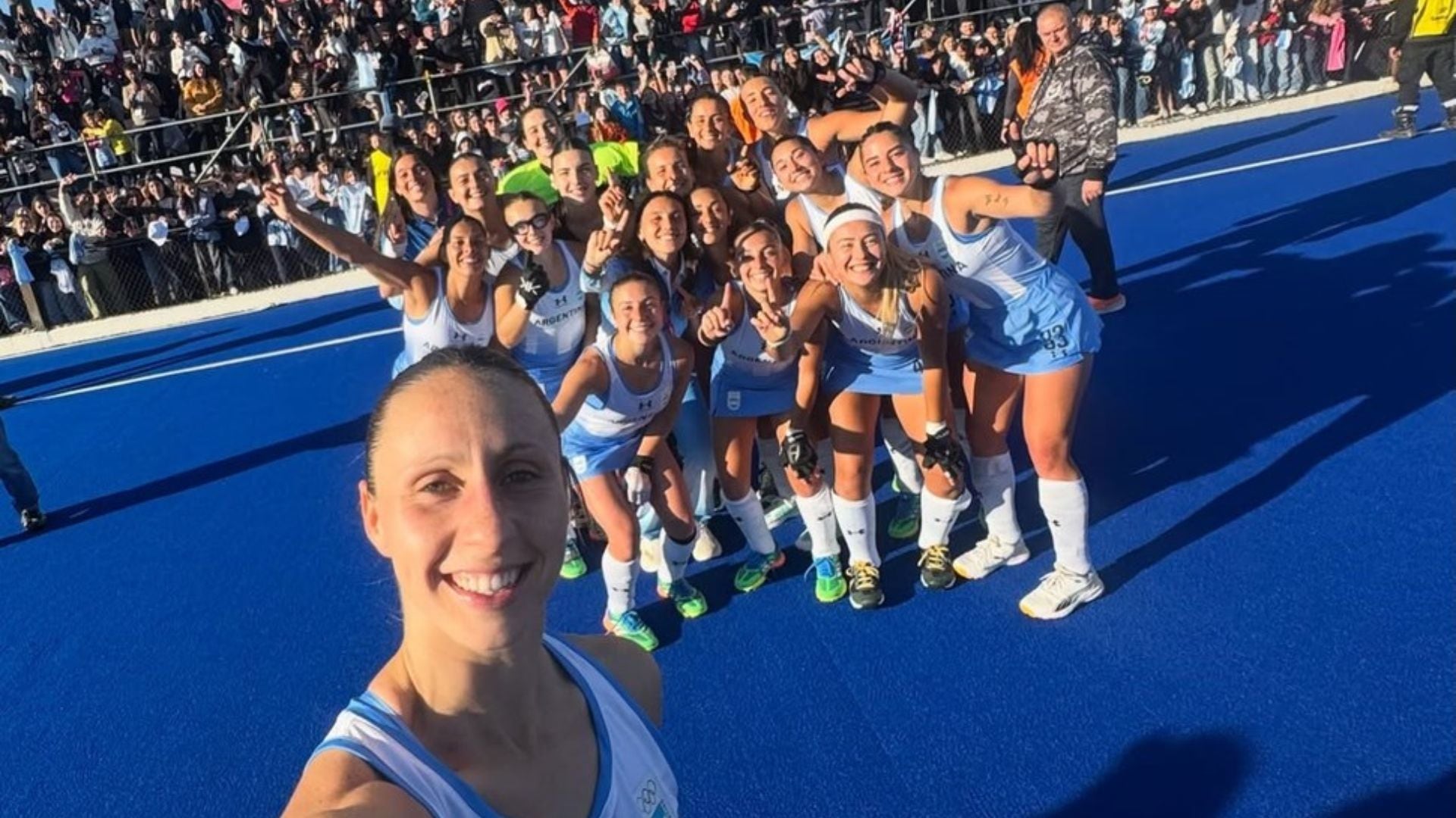 Sofía Cairó fue la capitana de las Leonas en los Odesur.