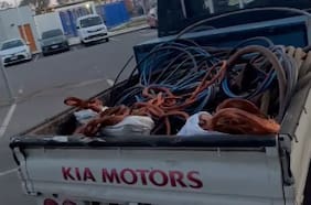 Detienen a cuatro funcionarios municipales robando cables de cobre en Maipú: robo fue avaluado en más de $6 millones