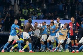 Fiesta en el sur de Italia: Napoli se consagra campeón de la Serie A al vencer al Cagliari