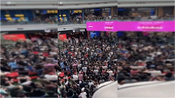 “Lluvia de plata”: caos en mall capitalino por llamado de influencers que repartieron dinero