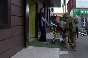 Un hospital en el centro de la batalla