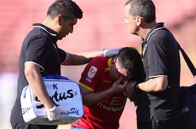 El desconsolado llanto de Pablo Aránguiz en pleno partido entre Unión Española y O’Higgins por la Liga de Primera