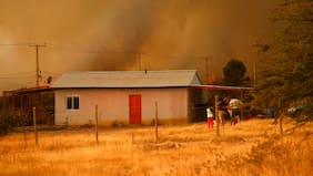 Incendio forestal en Maule: Senapred solicita evacuar Loteo San Francisco mientras Conaf trabaja en cortafuegos para detener avance de las llamas