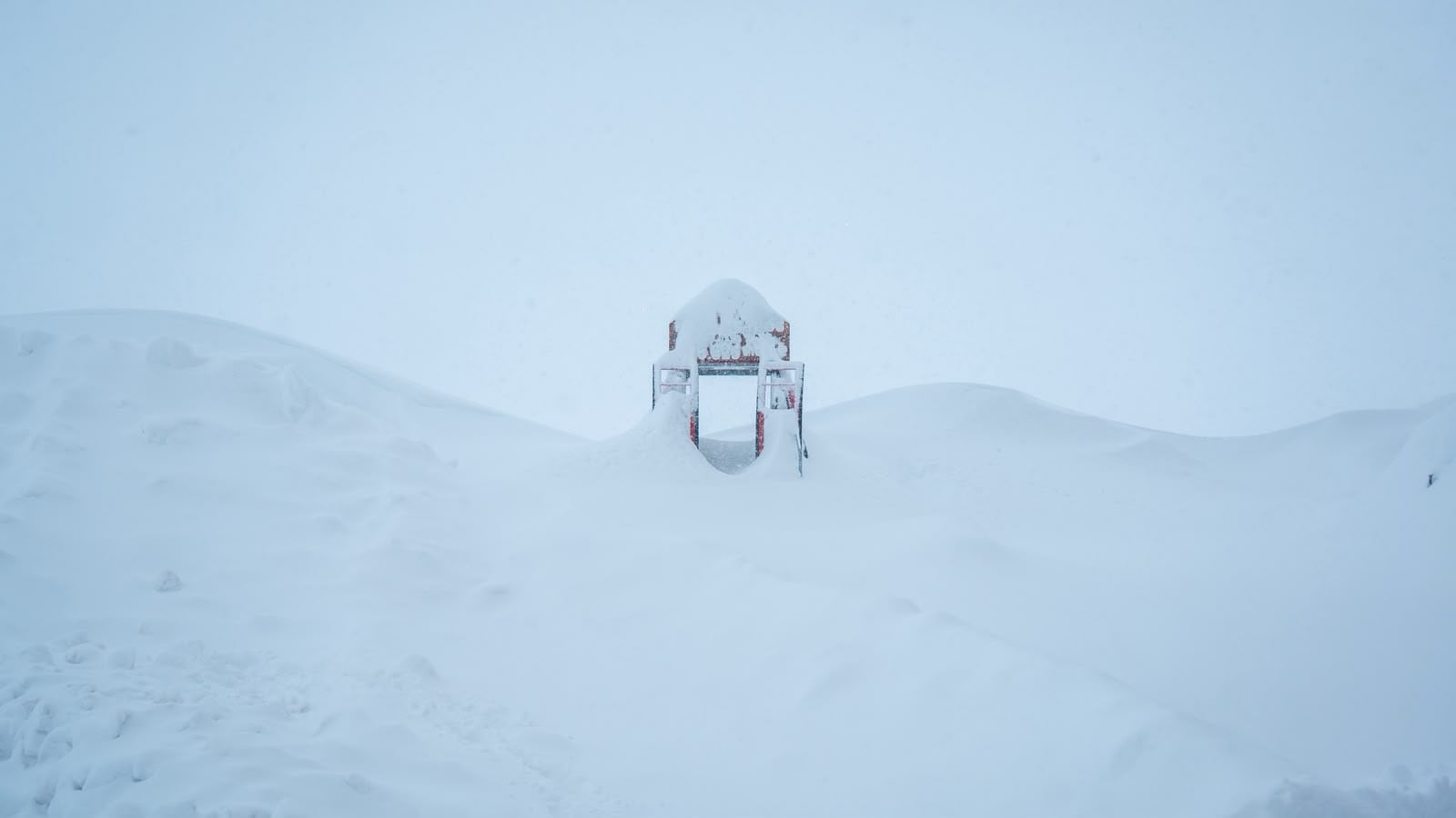 Así luce Valle Nevado.