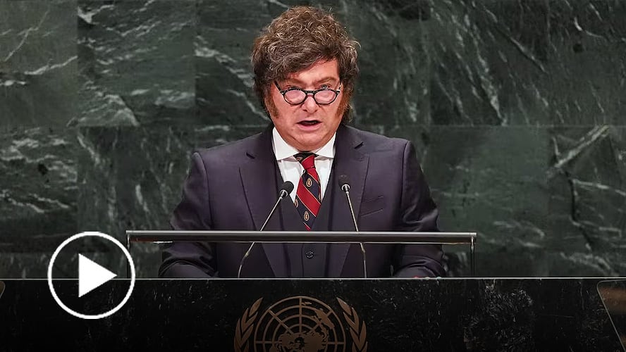 Milei dispara duramente contra la ONU en su discurso frente a la Asamblea General