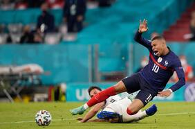 Chapa de campeón: Francia supera largamente a Alemania pese a la mezquindad del 1-0