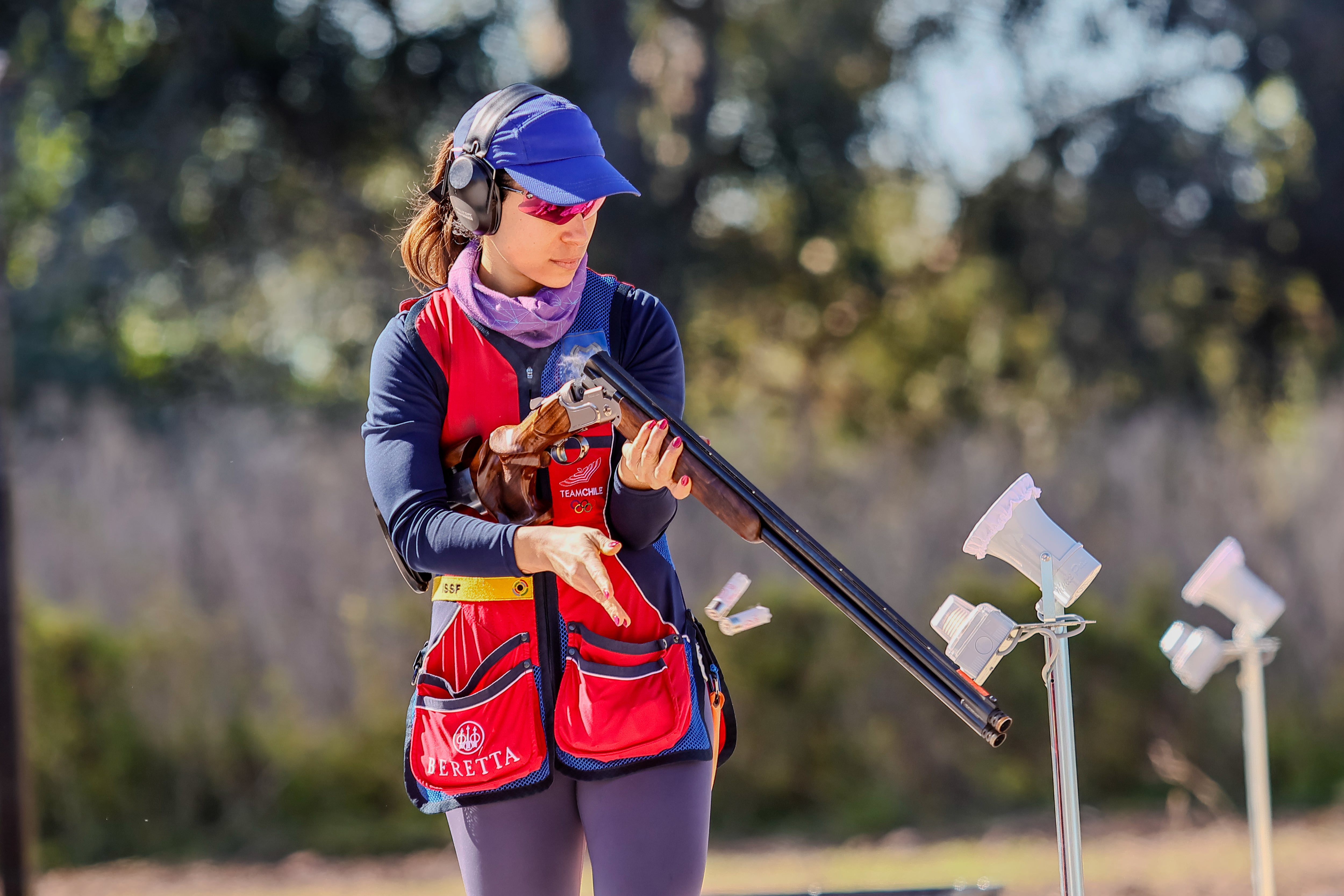 Francisca Crovetto se queda con la medalla de plata en el tiro skeet de los Juegos Odesur