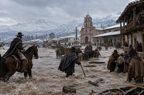 Cuando el río Mapocho inundó las calles de Santiago, arrastró a la gente y destruyó un puente en el siglo XVI