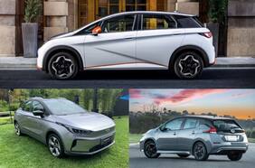 BYD Dolphin vs Nissan Leaf vs Geely Geometry C