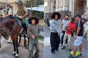 Quién es Noel Goes Crazy, el influencer alemán que desató furor en el centro de Santiago