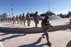 Así fue la llegada de militares peruanos a la frontera con Chile