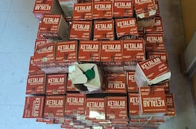 Camión escáner de Aduanas revela contrabando de 400 frascos de ketamina en el paso fronterizo Colchane